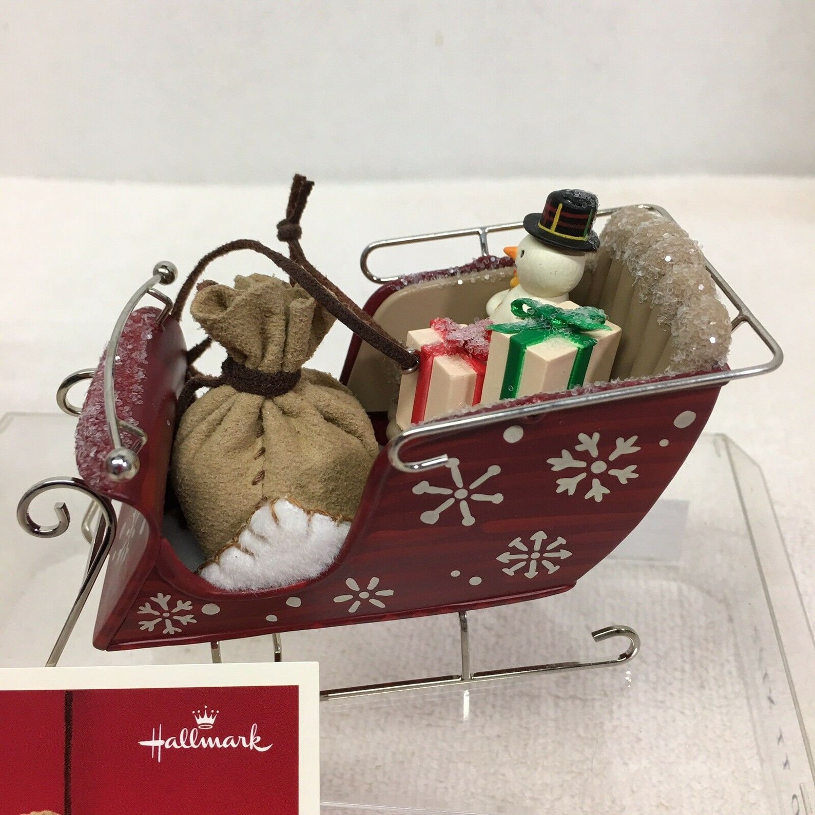 Santa's Magical Sled Christmas Tree Stand 