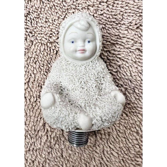 Dept 56 Snowbabie Snow Baby Lamp Finial Cute - Etsy