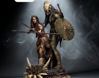 Predator Hunter STL File Full Sculpture Instant Download