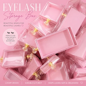 Affordable Eyelash Pink Packaging Boxes | Cheap  Beauty Lash Accesseries in Bulk | Lashes | Lash