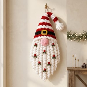Gnome Ornament Pdf, Gnome Wreaths Crocheted, Sock Gnome Patterns, Gnome Patterns to Crochet, Crochet Gnome Automne Suspendu, Statgnome, 
Winter Gnome Couple, Crochet Gnomes Seasonal, Crochet Santa Head Patterns, Crochet Christmas Gonk Patterns, 
Christmas Gnome Crochet Pattern PDF, Door & Wall Hanging Gnome Beard Ornament, Textured Amigurumi Tutorial, Holiday Decor DIY, 
Christmas Gnome Crochet Pattern, Holiday Wall Hanging PDF, Crochet Gnome Door Decor, Poinsettia Christmas Gnome Pattern