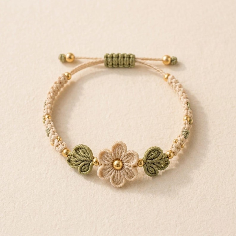 Elegant Crochet Flower Bracelet Pattern PDF - DIY Floral Jewelry Tutorial - Beginner-Friendly Macrame & Crochet Bracelet Guide 
Crochet Flower Bracelet Pattern PDF, Adjustable Lace Jewelry, Dainty Friendship Gift 
Elegant Crochet Flower Bracelet Pattern PDF, DIY Floral Jewelry Tutorial, Beginner-Friendly Macrame & Crochet Bracelet Guide,Floral Bracelet