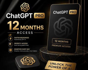 ChatGPT Pro 12 Monate Zugang | Angbot | Sofortige digitale Lieferung