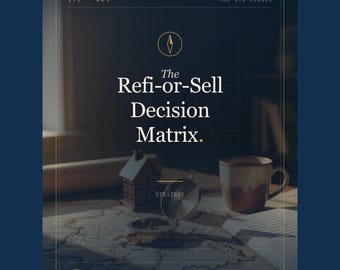 STR Refi-or-Sell Decision Matrix – Airbnb Hold vs Sell vs 1031 Exchange (Excel)
