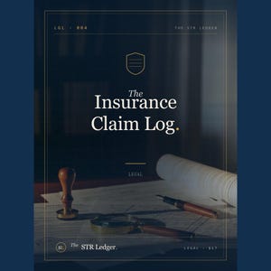 Airbnb Host Insurance Claim Log Spreadsheet – STR Property Damage Tracker (Excel/Sheets) image 1