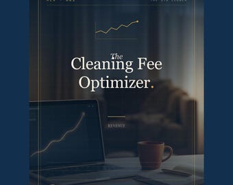 STR Cleaning Fee Optimizer Spreadsheet – Airbnb Pricing Strategy Calculator (Excel/Sheets)
