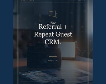 Airbnb Repeat Guest CRM + Referral Tracker — STR Direct Booking Conversion Tool — LTV Spreadsheet — Excel
