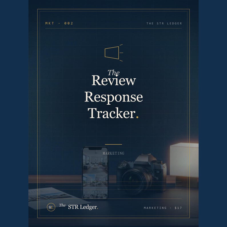 Bewertung Response Tracker - Airbnb VRBO Host optimierer (Excel, Google Sheets) Bild 1