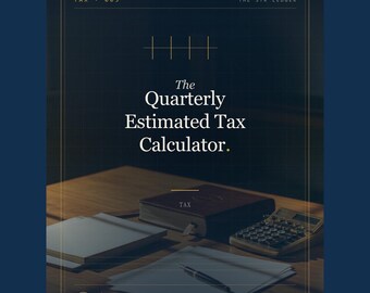 Quarterly Estimated Tax Calculator for Airbnb Hosts — STR Self-Employed Tax Spreadsheet — Excel + Google Sheets