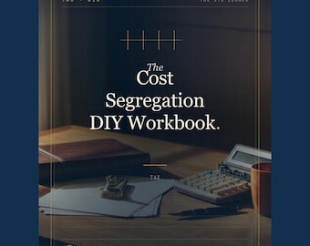 Cost Segregation DIY Workbook – STR Bonus Depreciation Calculator (Excel)