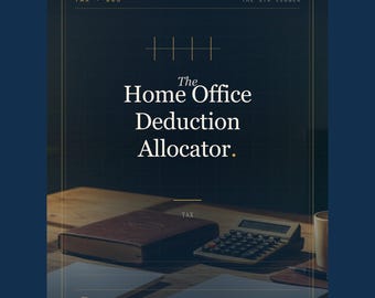 STR Airbnb Home Office Deduction Allocator – Excel Tax Template