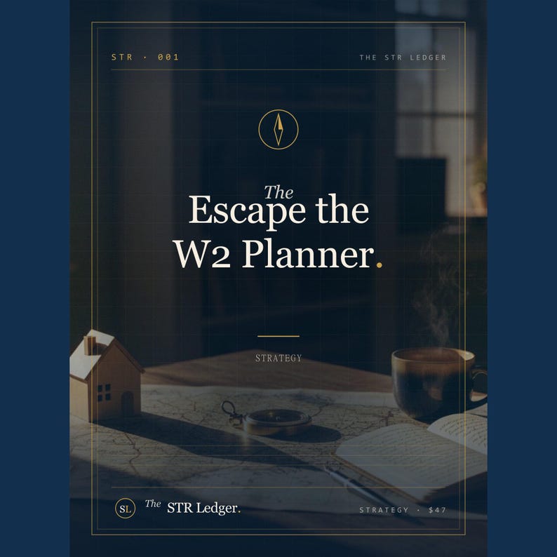 STR Quit Date Calculator – Airbnb Income Replacement Spreadsheet (Excel) image 1