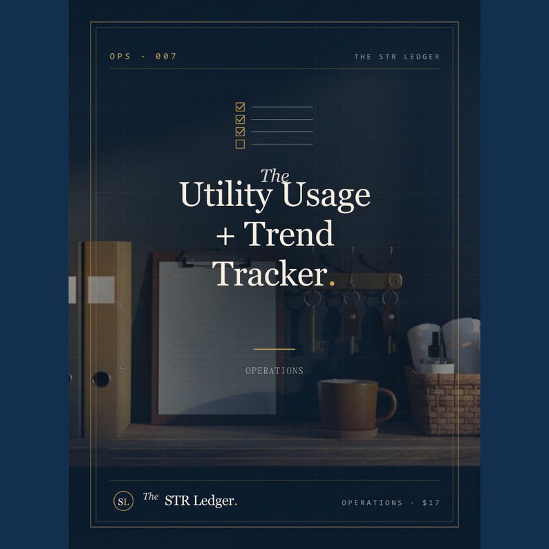 STR Utility Usage Tracker – Monthly Bill Anomaly Detector (Excel/Sheets) image 1