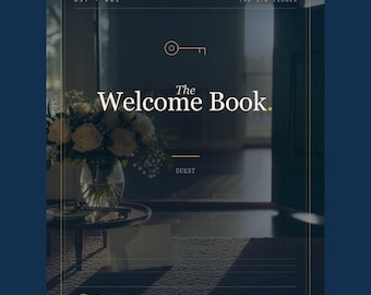 STR Host Welcome Book Template – Editable Excel + PDF Guest Guide (Instant Download)
