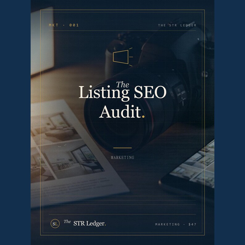 STR Listing SEO Audit Spreadsheet – Airbnb Search Ranking Checklist (Excel/Sheets) image 1