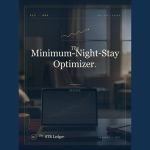 STR Minimum Night Stay Optimizer – Net Revenue Calculator for Airbnb Hosts (Excel) image 1