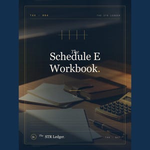 Schedule E Workbook for Airbnb Hosts – CPA Tax Prep Template Excel imagem 1
