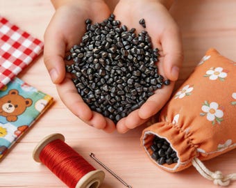 Bolitas de plástico no tóxicas para juegos de malabares, manualidades con peso y juguetes de jardín.