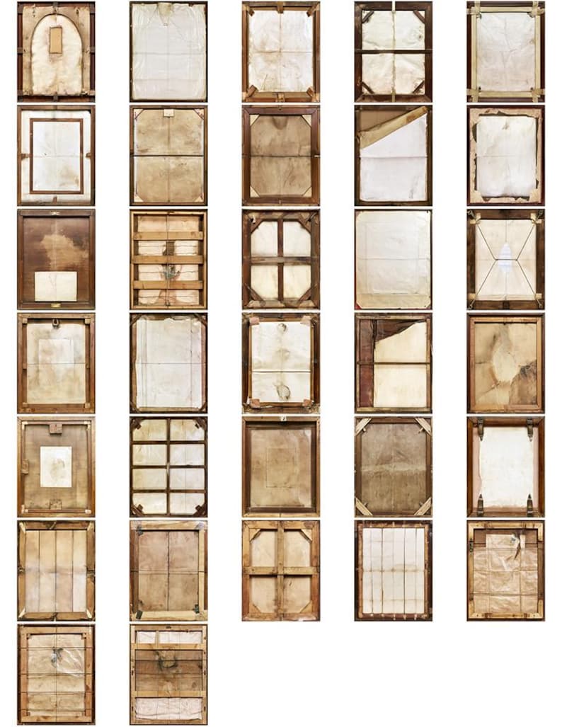 Frame Backs Digital Papers | Vintage Frames | Antique Art Textures ...