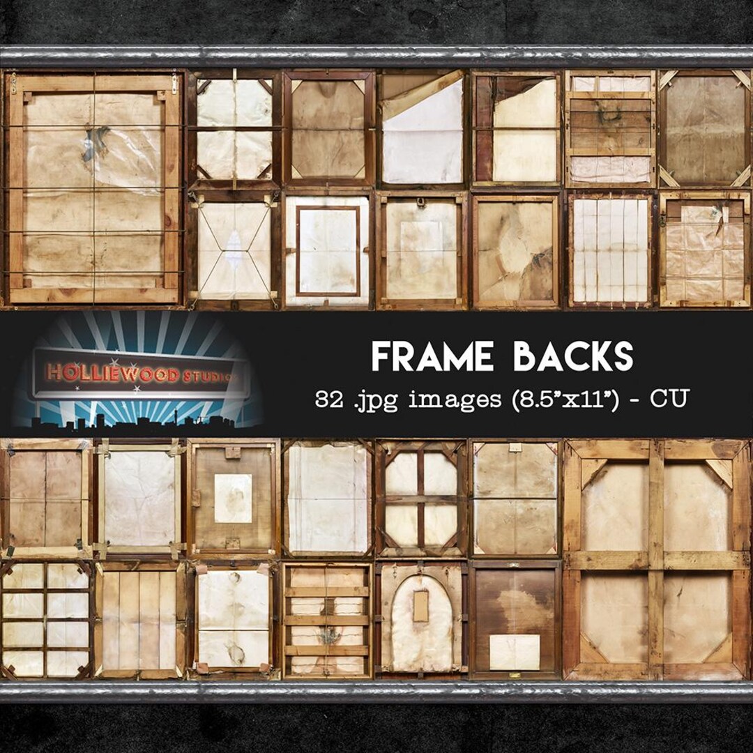Frame Backs Digital Papers | Vintage Frames | Antique Art Textures ...