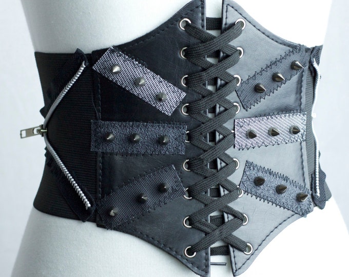 Spiked Waist Cincher/corset Belt Etsy