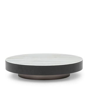Modern Marble Top Coffee Table with oak or walnut