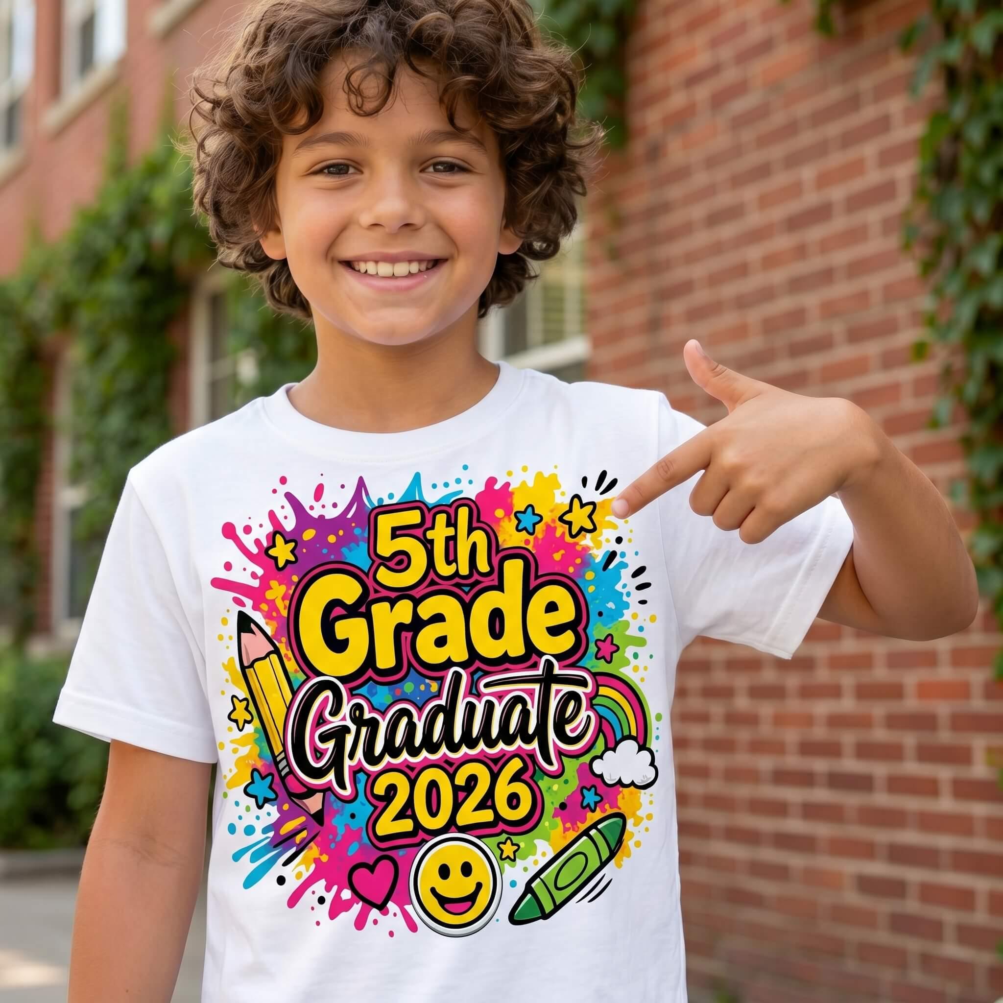 5th Grade Graduation 2026 PNG Bundle, Fifth Grade Graduation Sign My ...