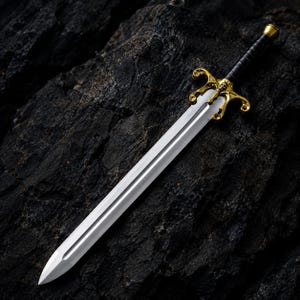 Handmade He-Man Sword Replica – 1987 Fantasy Movie Inspired Collectible, Carbon Steel Display Piece