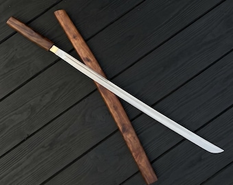 Hand Forged Japanese Tanto Sword | Samurai Shirasaya Ninja Blade | Katana Stye Sword