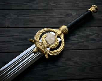 Handcrafted Skyrim Dawnbreaker Replica Sword - Cosplay Prop & Fantasy Collectible Gift