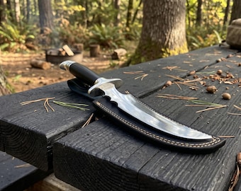 Handmade Red Hood Knife - Jason Todd Replica Blade - Full Tang Stainless Steel Cosplay Replica