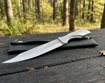 Dexter Morgan Knife Replica: Handmade Collectible Prop with Leather Sheath