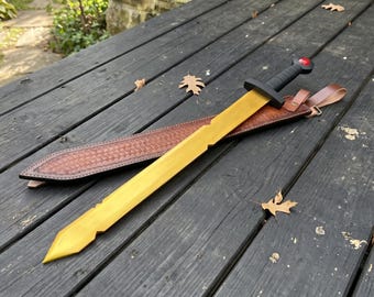 Handmade Finn's Scarlet Replica - Adventure Time Sword - Cosplay Prop - Gift for Enthusiasts