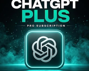 Suscripción a ChatGPT Plus, acceso a la cuenta ChatGPT Pro, asistente de IA para escritura, codificación, investigación y productividad.