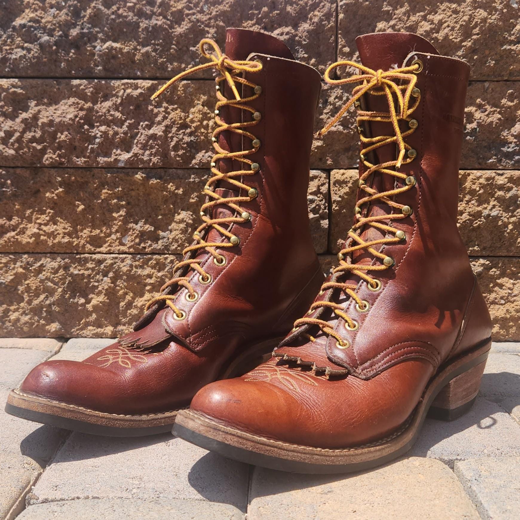 靴 00s archive Westernboots leather y2k 7.5 2000s Cowboy Boots - Etsy