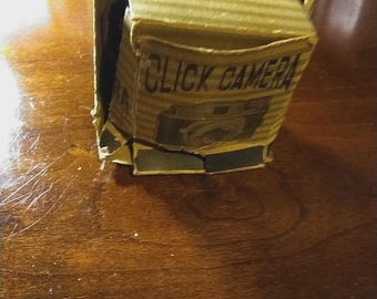 Vintage Click MINI SPY CAMERA & Leather Case Japan