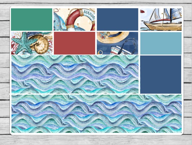 HS605 4th of July Collection Washi and Bottom Washi Planner Stickers HS605 4th of July Collection Washi and Bottom Washi Planner Stickers
