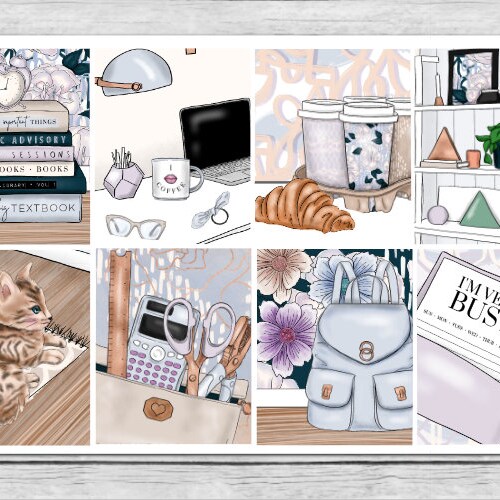 Blogger PLANNER STICKER Printable Planner Stickers Youtuber | Etsy