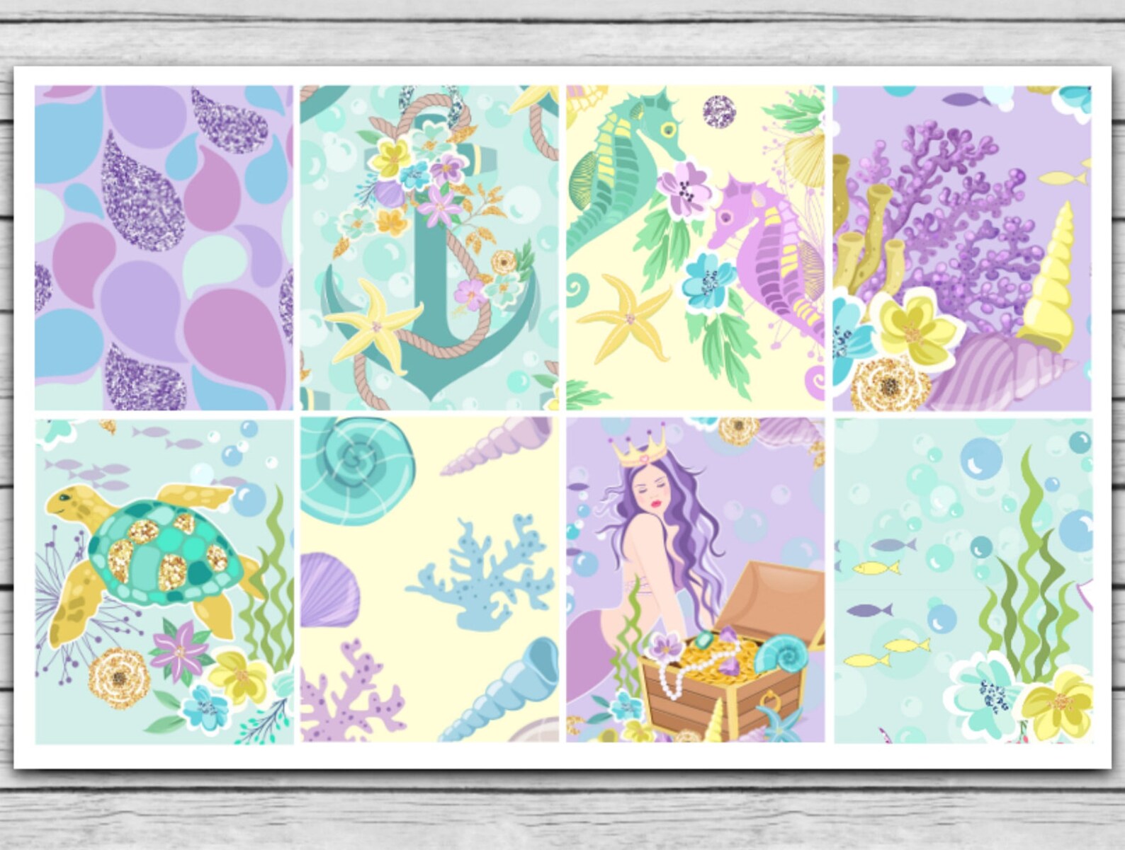 Under the Sea Full Box Planner Stickers Etsy