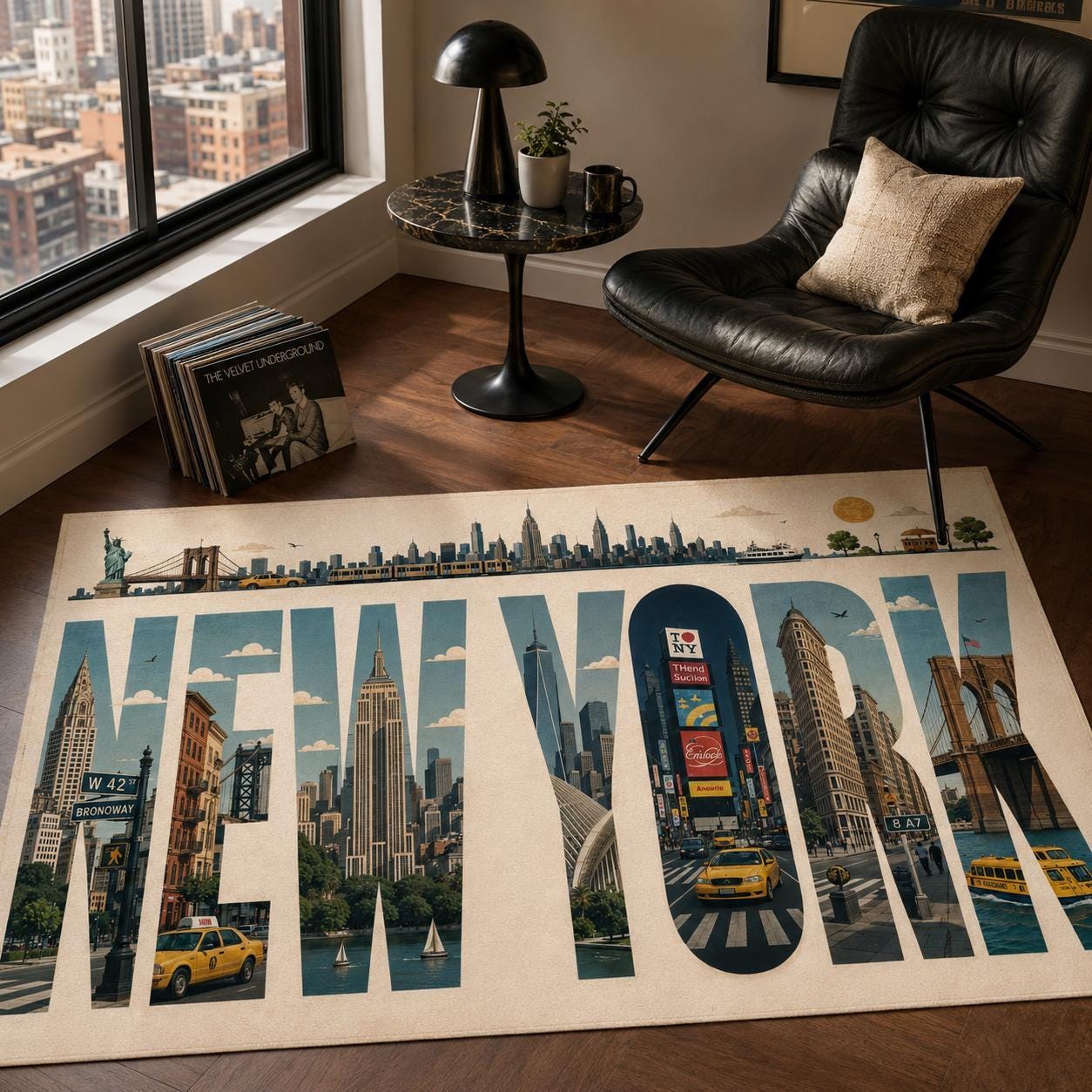 New York City Rug - Etsy