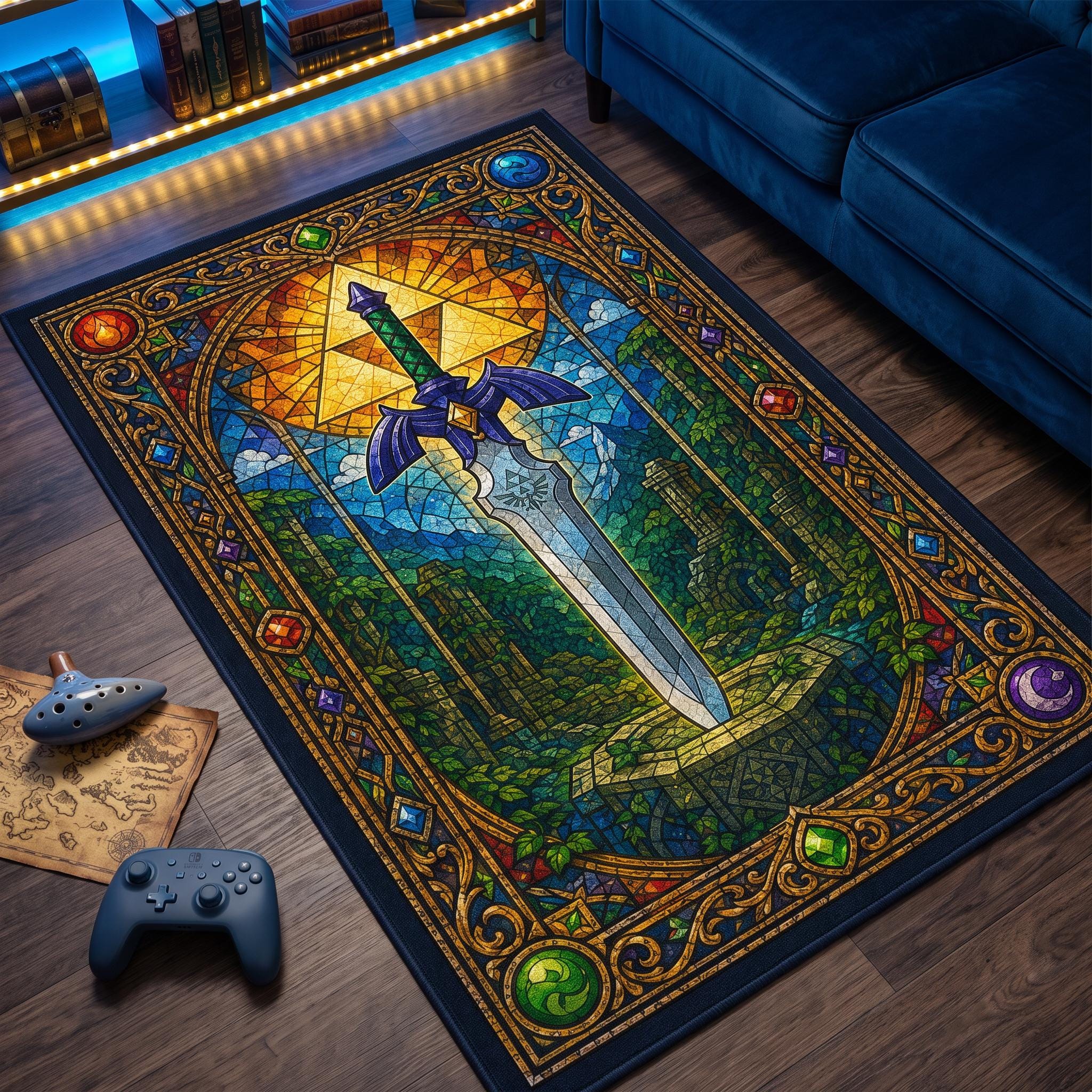 ゼルダの伝説 ラグマット Zelda Rug - Etsy