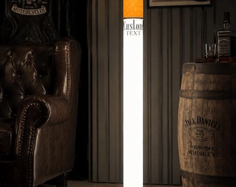 Lampada da terra a forma di sigaretta gigante virale, lampada Marlboro Camel per garage e garage da motociclista, luce di tendenza in stile Harley Davidson