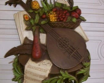 Syroco Dimensional Music Wall Hanging, Large & Beautiful  30" X 20"
