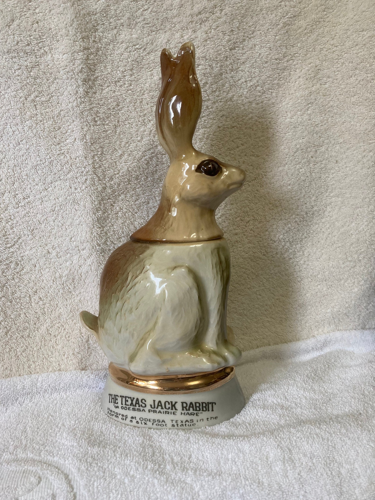 Jim Beam Texas Jack Rabbit Decanter Etsy