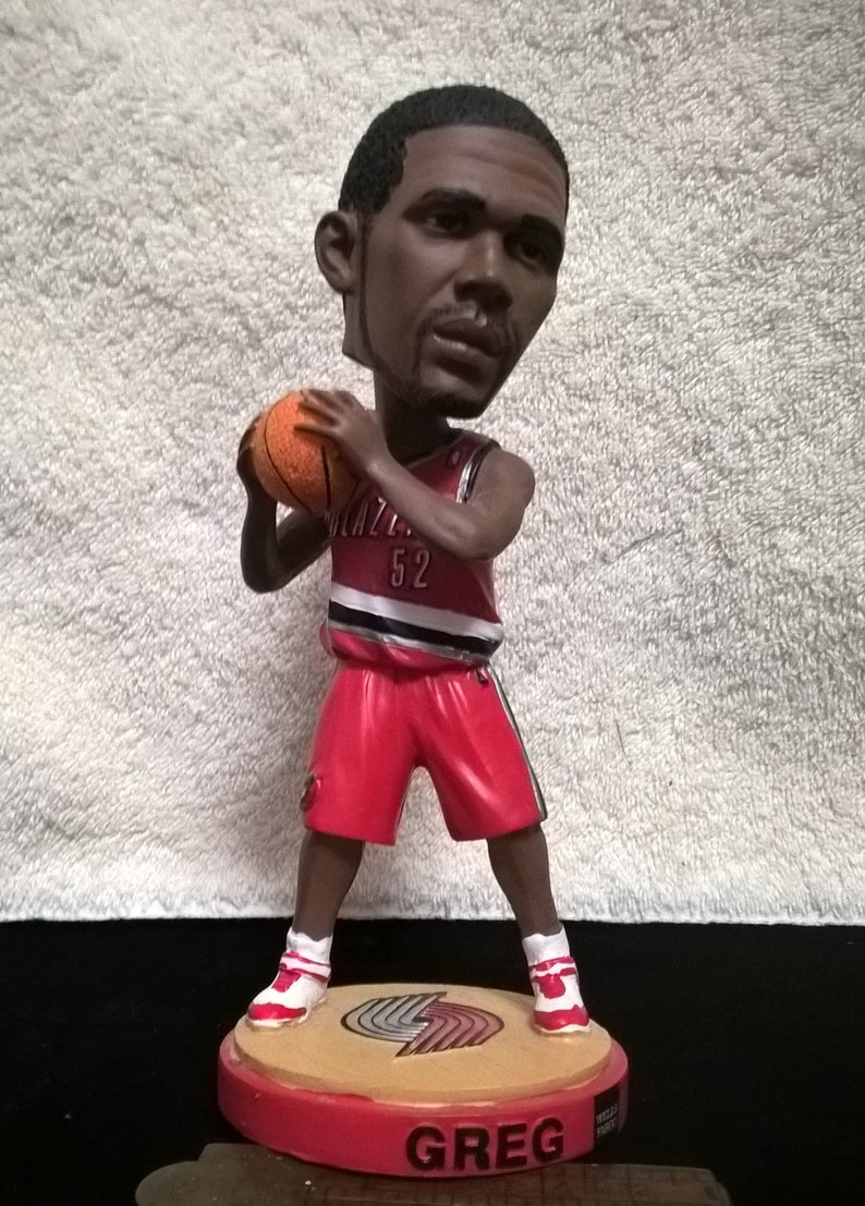 Trailblazer Bobble Head 2007 Greg Odon Signed FREE SHIPPING