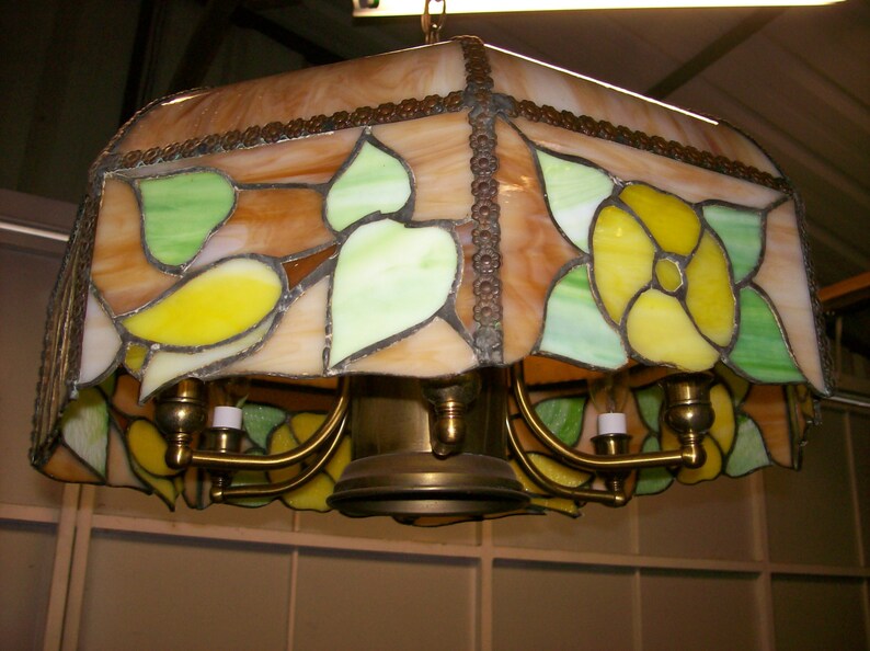Stained Glass Light Fixture