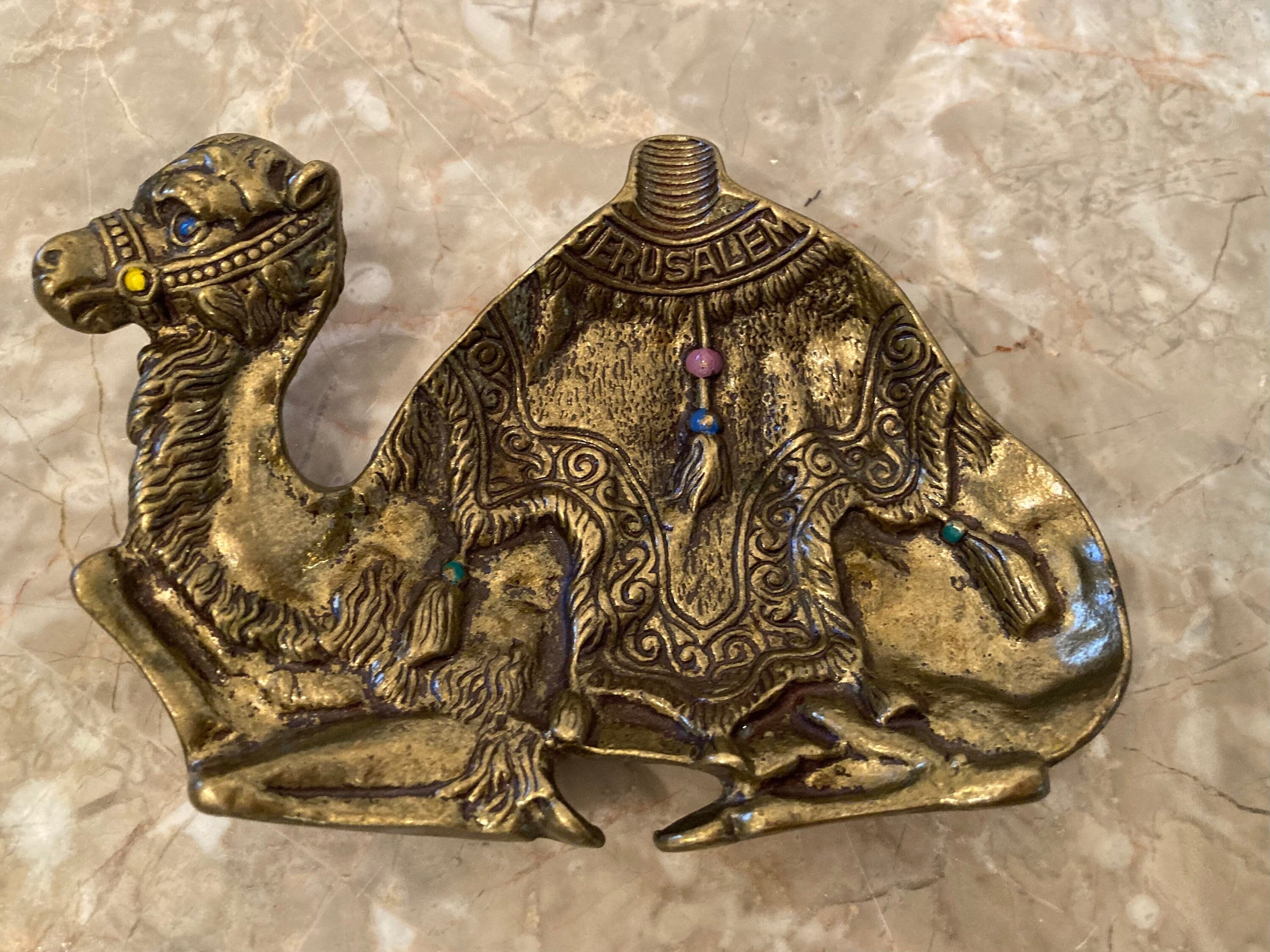 Camel Solid Brass Signed & Numbered Jerusalem - Etsy