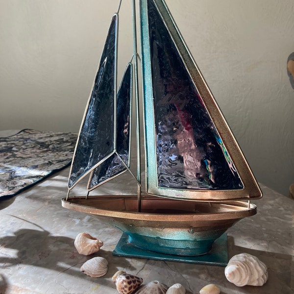 Sailboat Metal Wall Art Etsy