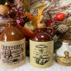 Stoneware Jugs Set of 3