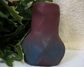 Van Briggle Onion Bulb Vase in Mulberry